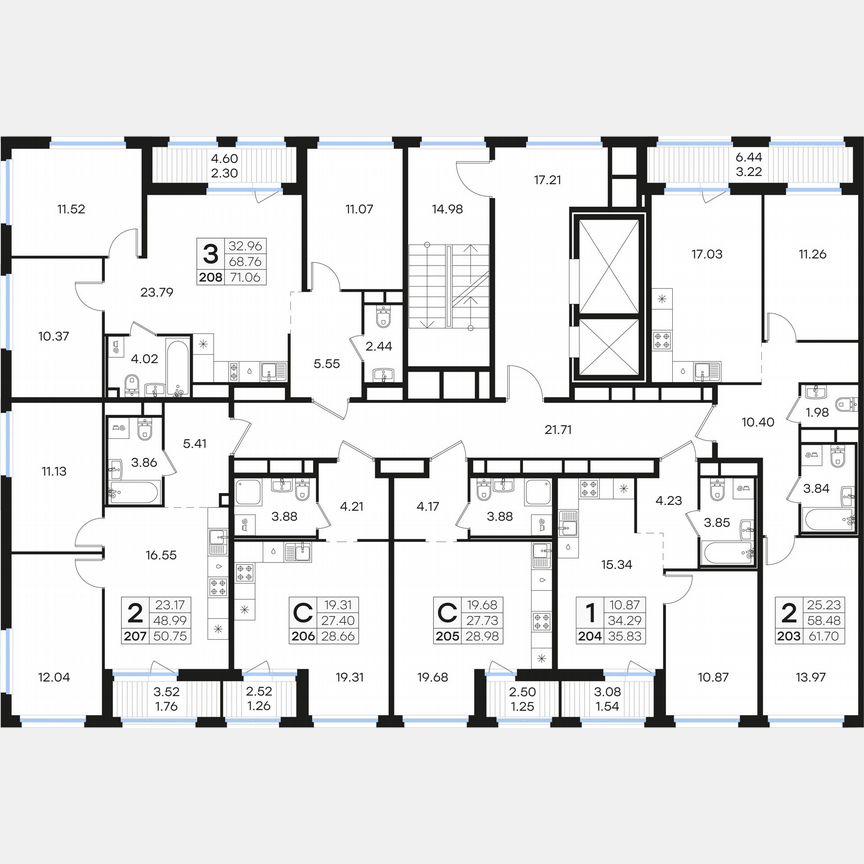 Квартира-студия, 29 м², 10/15 эт.