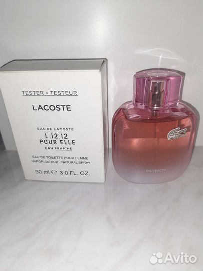 Lacoste L.12.12 Eau Fraiche pour Elle, 90 млОригин