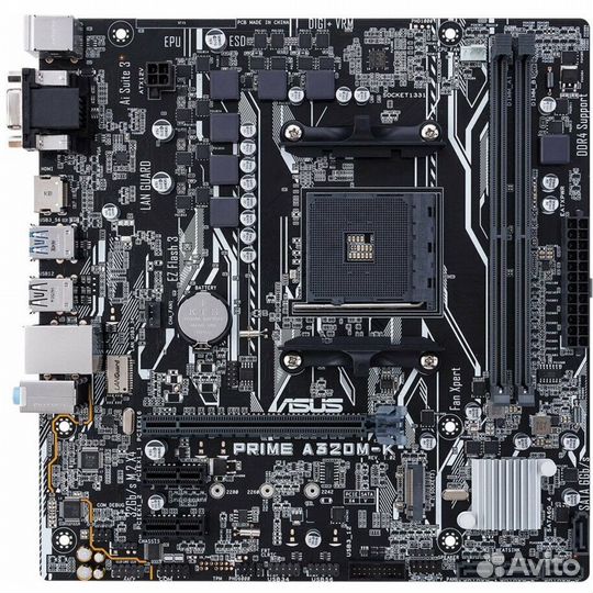Материнская плата Asus prime A320M-K 165916