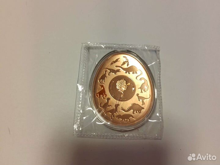 Монеты Самоа динозавры 20 центов