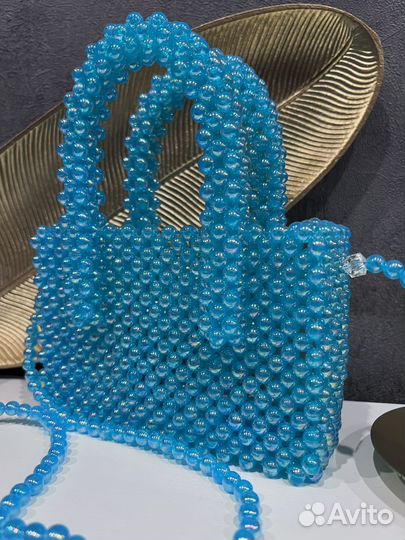 Сумка из бусин ручной работы