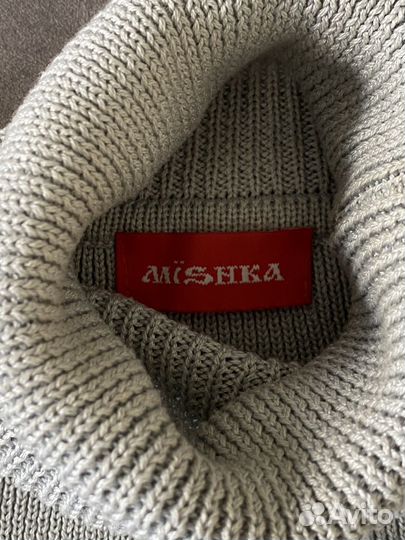 Водолазка mishka серая / черная