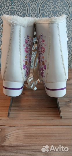 Коньки фигурные kreiss 38р. для девочки утепленные