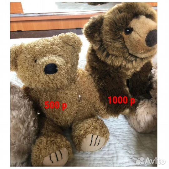Фирменные мягкие медведи