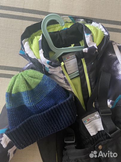 Комплект зимний штаны и куртка 104-110