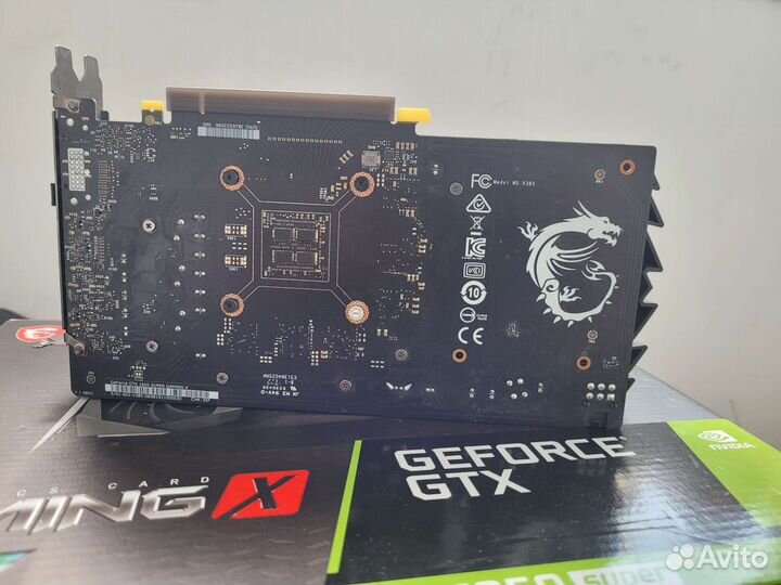 Видеокарта msi gtx 1650 super 4gb