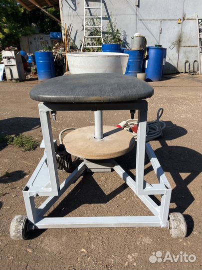 Гончарный круг самодельный с автомат. педалью