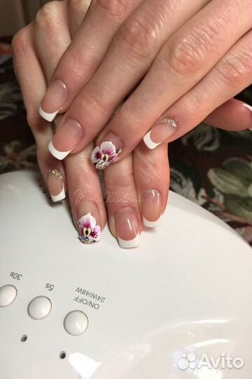 Наращивание ногтей,покрытие шеллак.выезд на дом