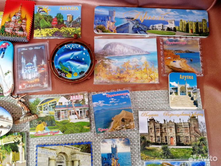 Магниты на холодильник города россии