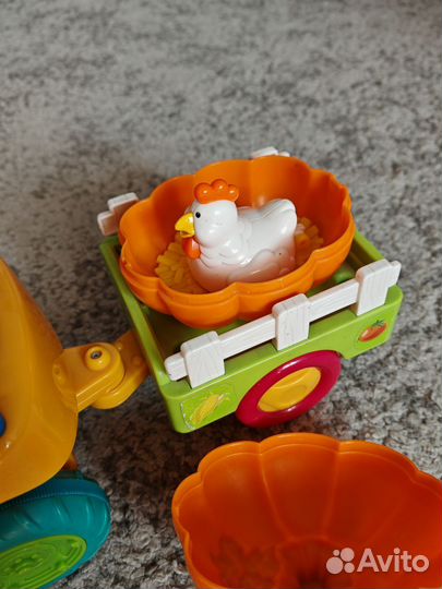 Трактор с прицепом tolo