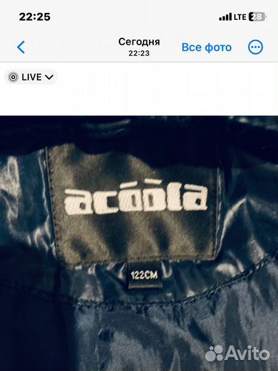 Куртка acoola 122 на девочку