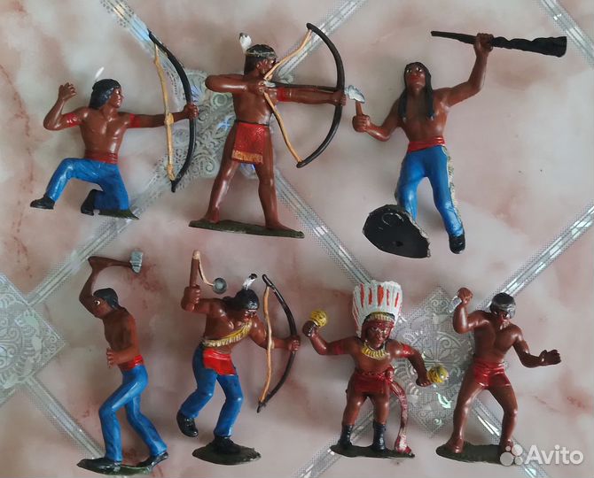 Солдатики СССР. Индейцы, пираты дзи