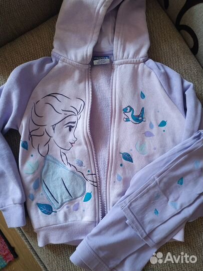 Платье, лосины для девочки 4-5 лет, 110