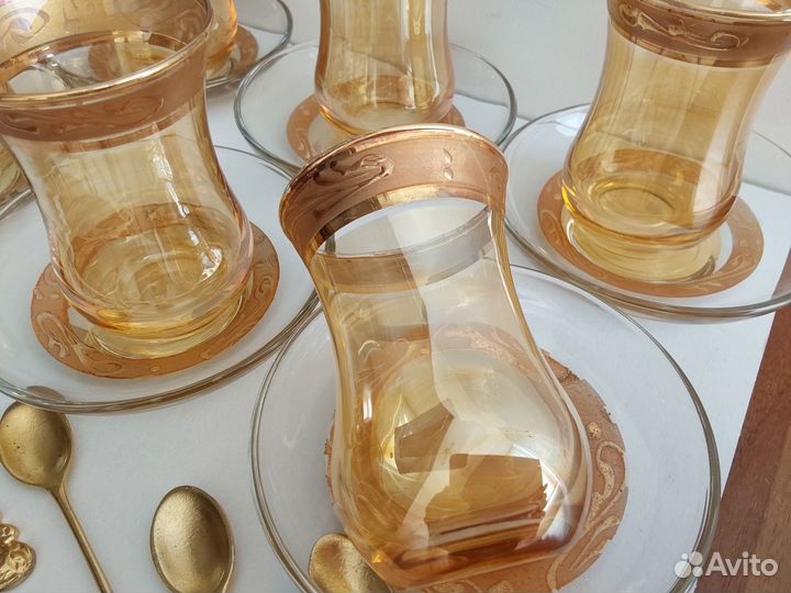 Турецкие чайные принадлежности новые