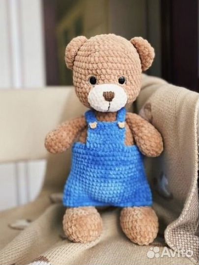 Мишка тедди. Игрушка ручной работы