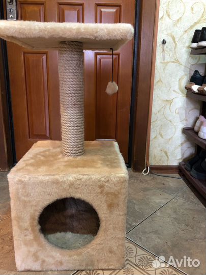 Домик для кошки с когтеточкой