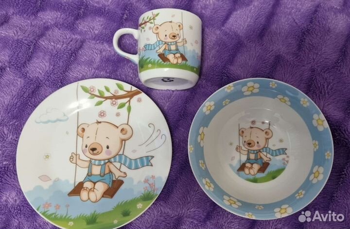 Детская посуда набор