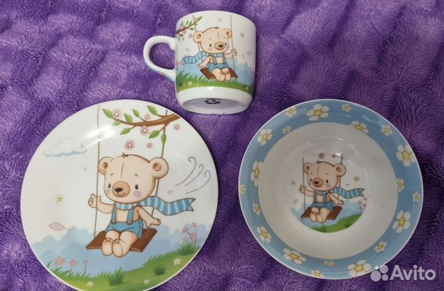 Детская посуда набор