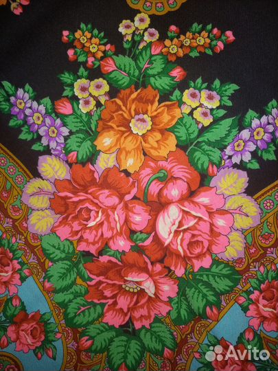 Павловопосадский платок шаль Лабзинский