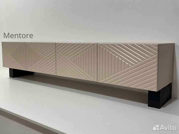 Тумба тв Bravo в цвете капучино (конструктор)