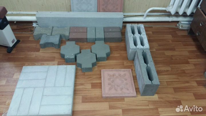 Производство тротуарной плитки и строй кирпича
