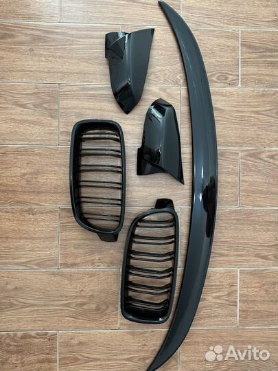 Спойлер, накладки на зеркала, решетки Bmw f30 M