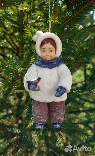 Ватные игрушки на елку