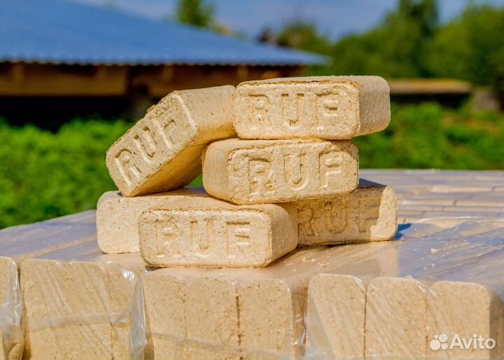 Топливные брикеты RUF хвоя (евродрова)