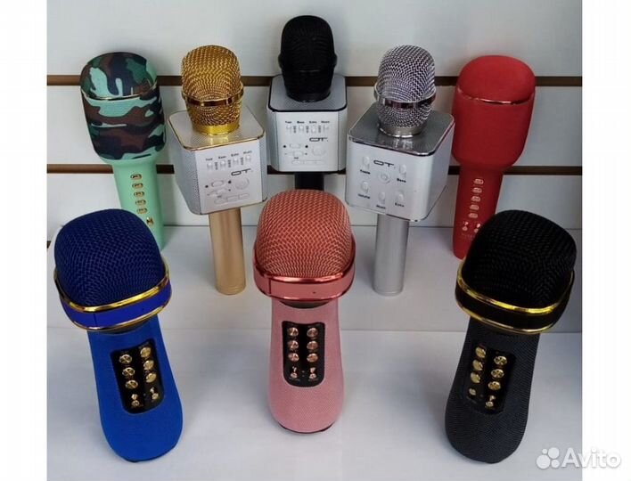 Караоке микрофон + колонка 2 в 1