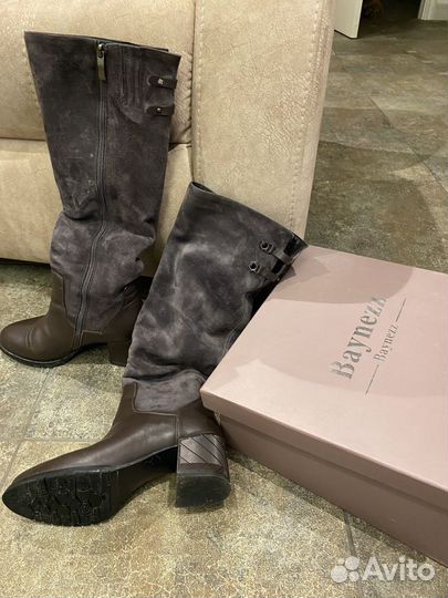 Сапоги женские зимние натуральная кожа 36