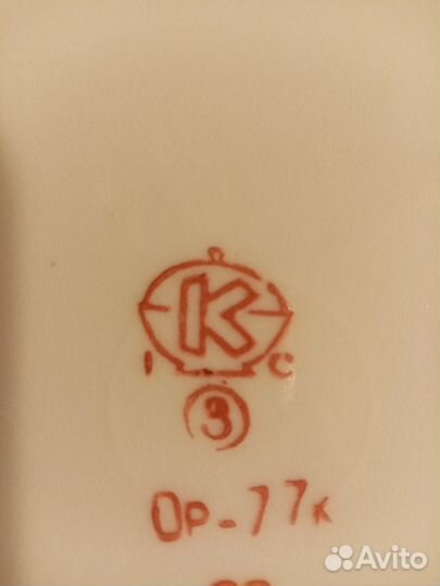 Набор из 12 тарелок Коростель