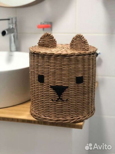 Корзина плетеная детская