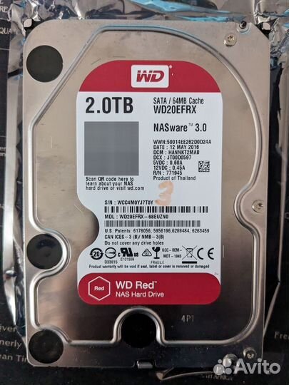 Жесткий диск WD RED 2TB