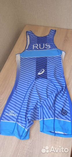 Трико Asics синее