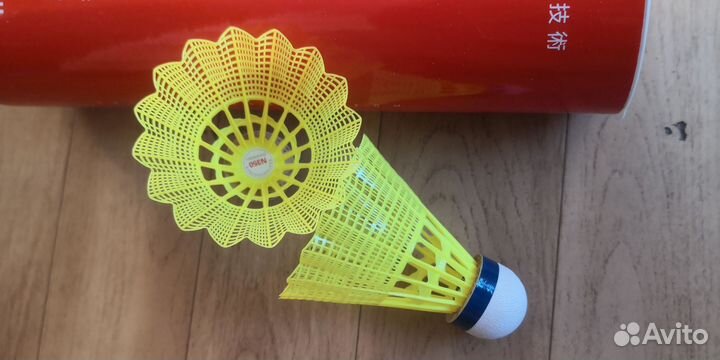 Воланы для бадминтона 6шт