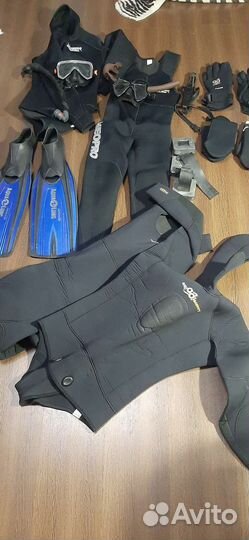 Гидрокостюм полный комплект 7мм-5мм