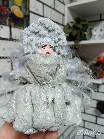 Ватная снегурочка, снежная королева