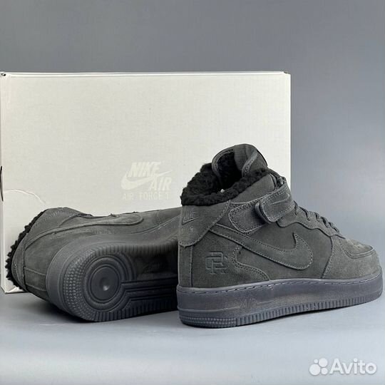 Кроссовки Nike Air Force 1 Зима с мехом