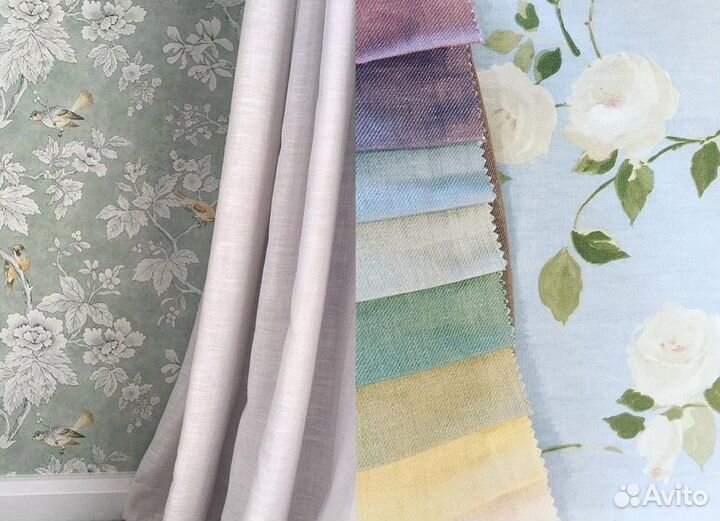Шторы Тюль Италия ткани натуральные прямо с фабрик