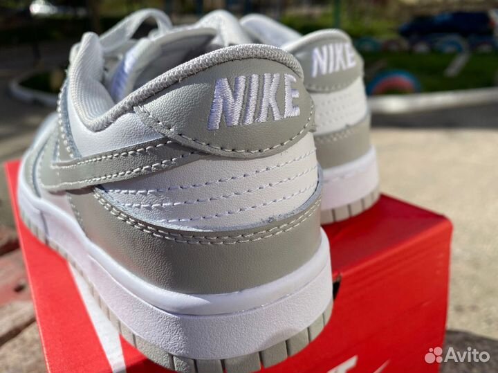 Кроссовки женские Nike sb dunk low grey fog