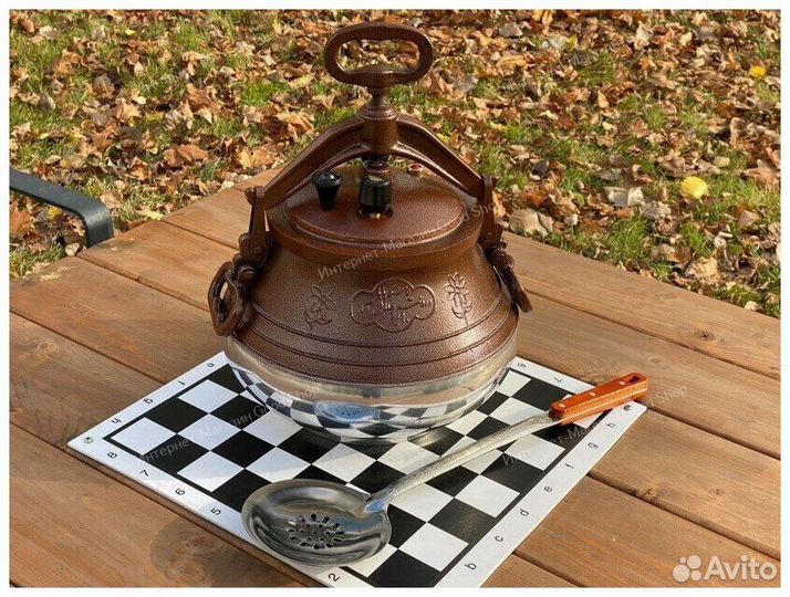 Афганский казан 20 литров, двухцветный