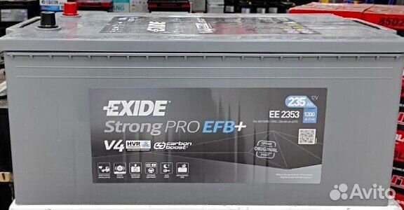 Аккумулятор Exide Strong Pro EFB+ 235Ah 1200А
