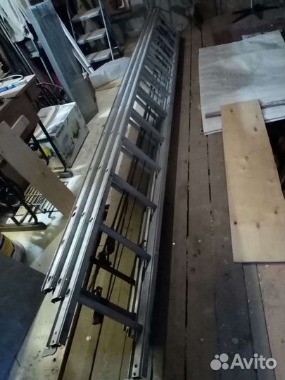 Лестница раздвижная алюминиевая