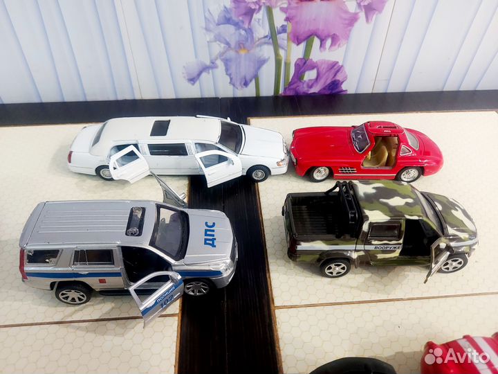 Машинки Модельки Металлические