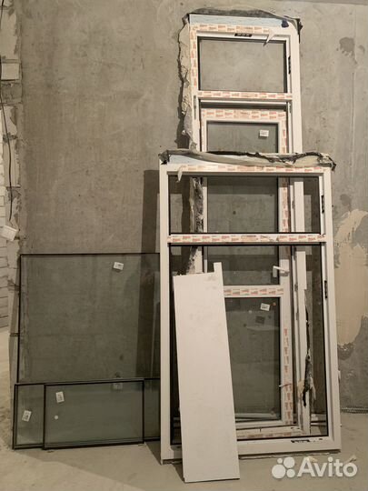 Балконный блок с дверью бу