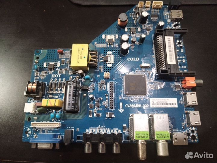 Main плата CV3663BH-Q32 от тв dexp H32D7100E