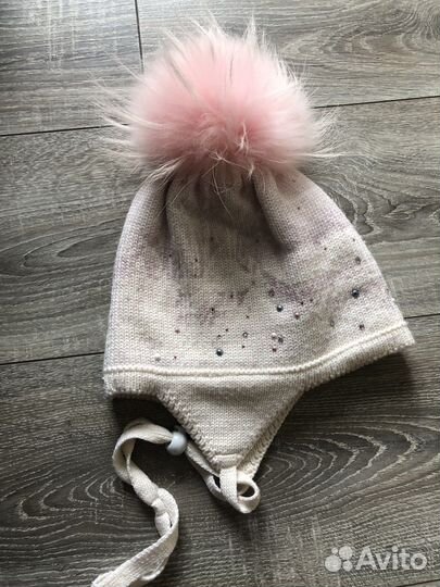 Шапка зимняя для девочки 50 52