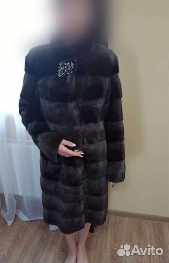 Шуба норковая 44 46 поперечка