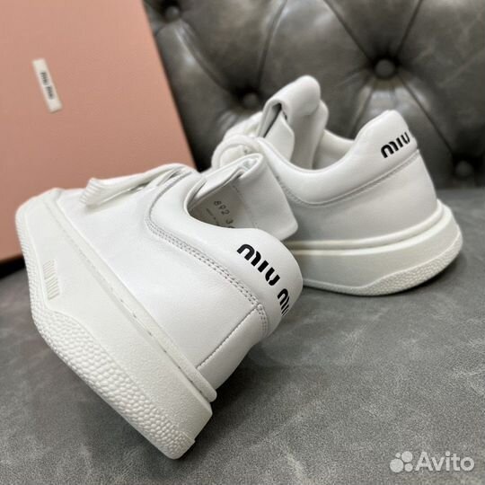 Кеды mui miu белые