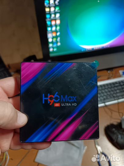 Android tv BOX H96max 4гб Hdd 64 gb emm